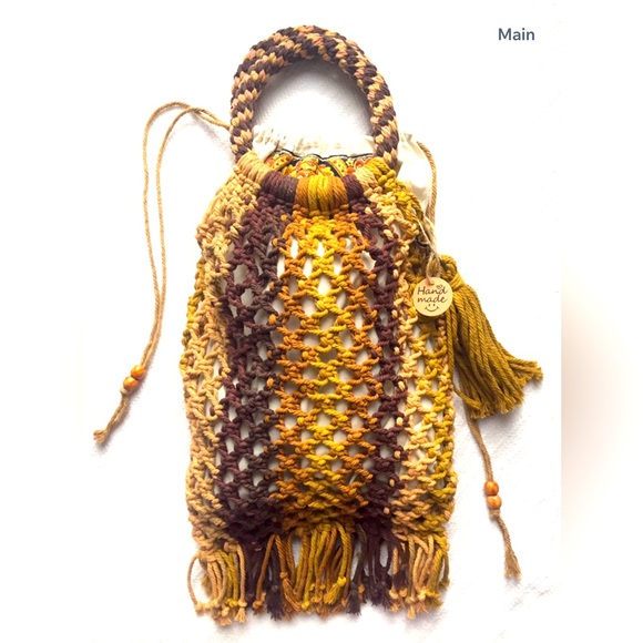 gladys thomar design Handbags - Vintage macrame handbag with Strap